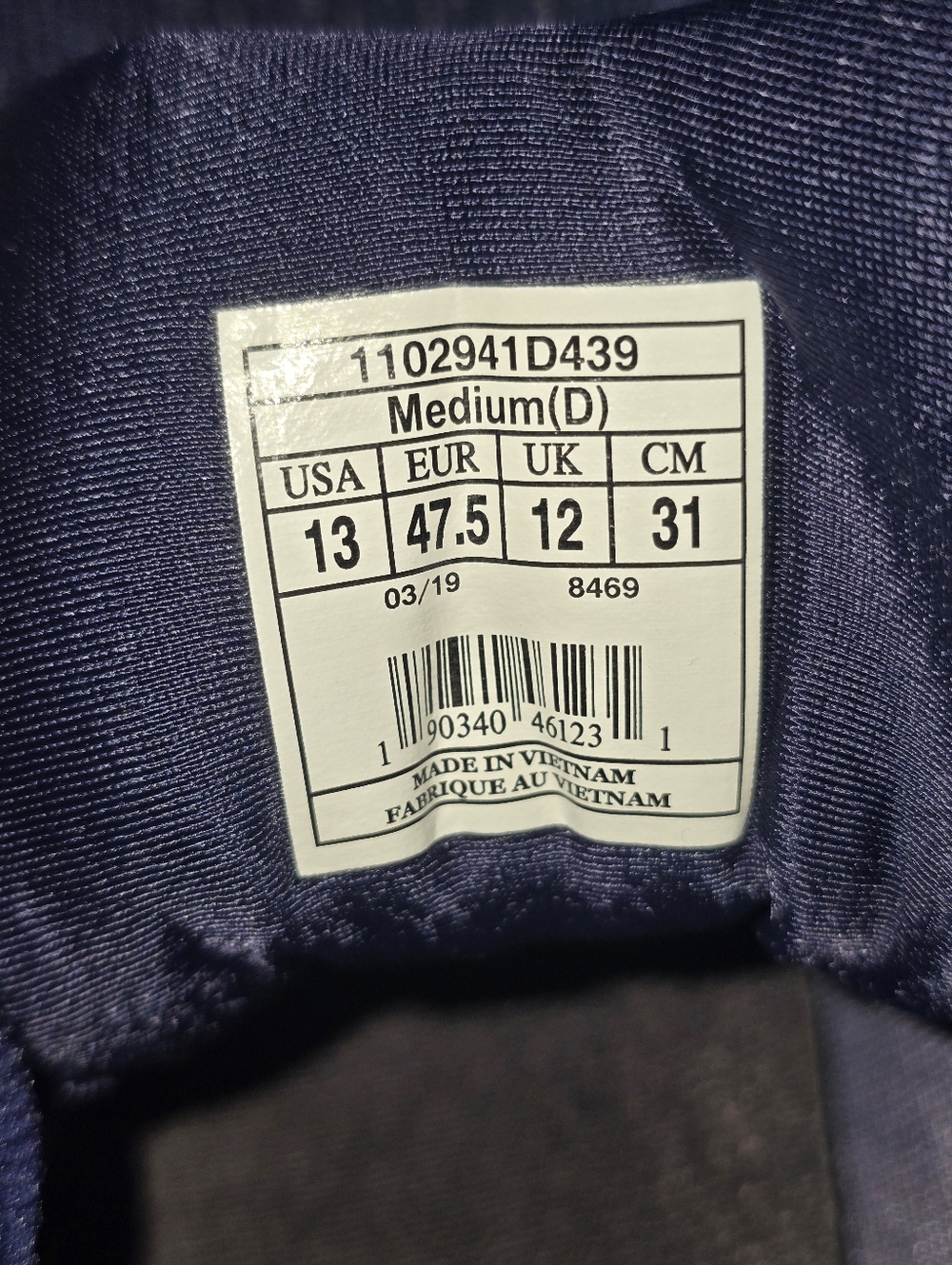EUC Brooks Adrenaline GTS 19 Men's Sz 13 Running Shoes Navy Blue 1102941D439 - Picture 16 of 16